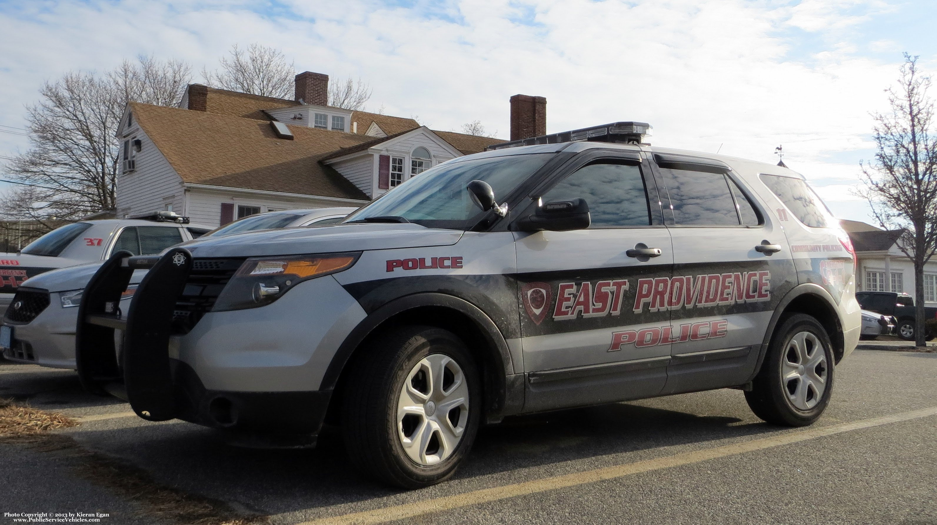 A photo  of East Providence Police
            Car 11, a 2013 Ford Police Interceptor Utility             taken by Kieran Egan