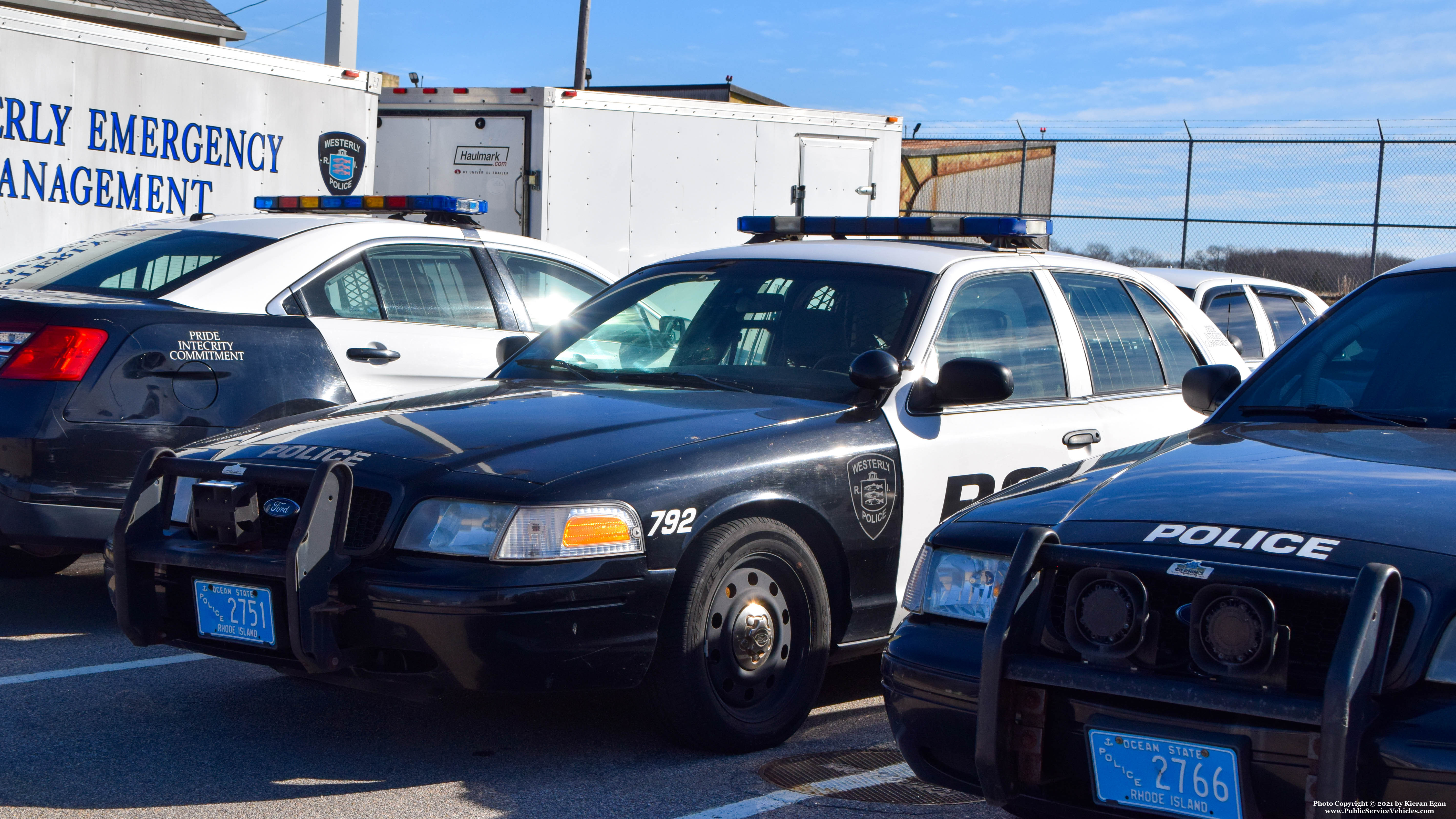 A photo  of Westerly Police
            Cruiser 792, a 2006-2011 Ford Crown Victoria Police Interceptor             taken by Kieran Egan