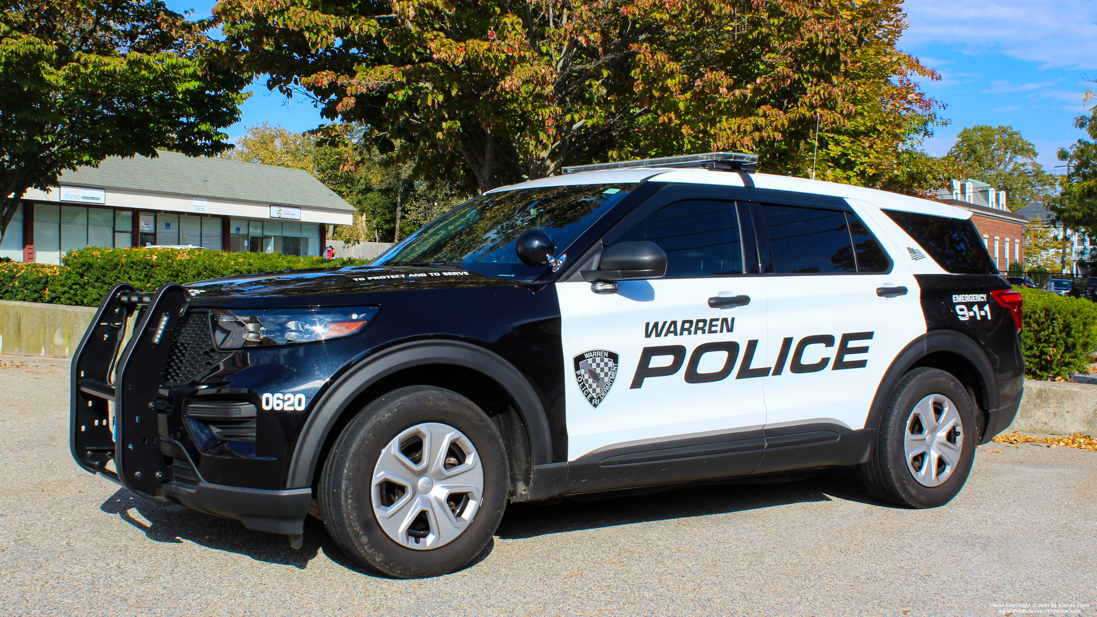 A photo  of Warren Police
            Cruiser 0620, a 2020 Ford Police Interceptor Utility             taken by Kieran Egan