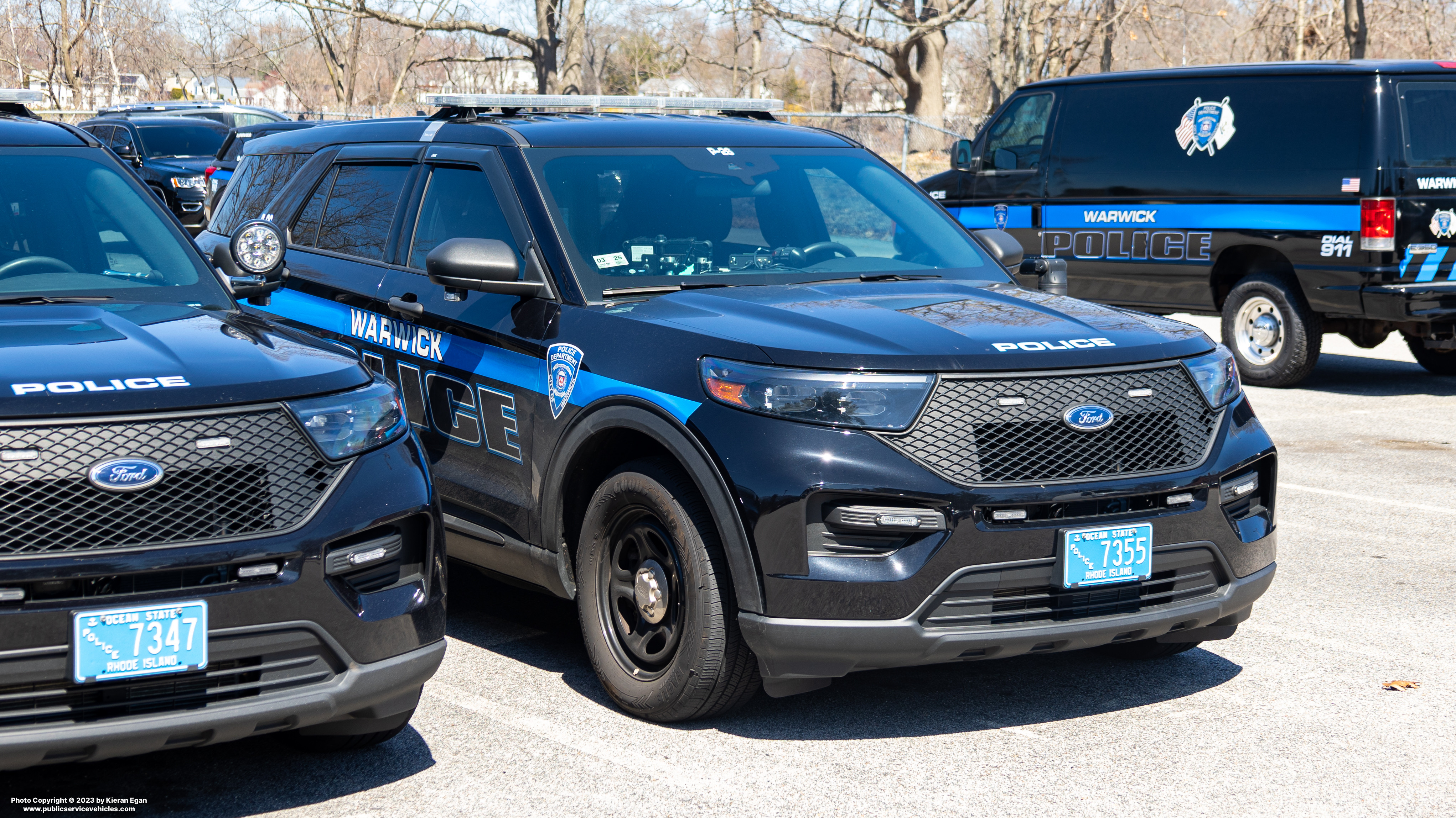 A photo  of Warwick Police
            Cruiser P-26, a 2021 Ford Police Interceptor Utility             taken by Kieran Egan