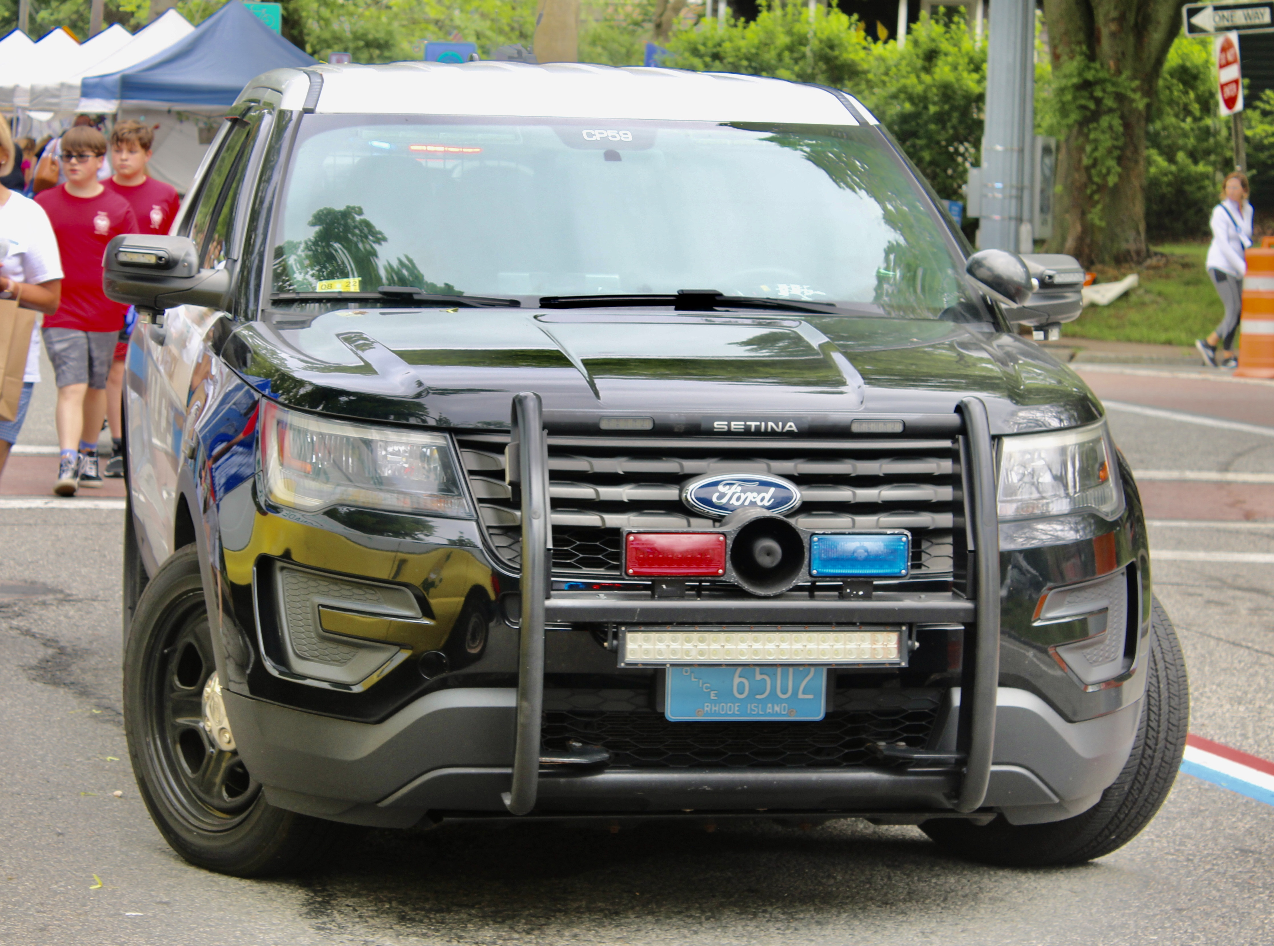 A photo  of Warwick Police
            Cruiser S-6, a 2017 Ford Police Interceptor Utility             taken by @riemergencyvehicles