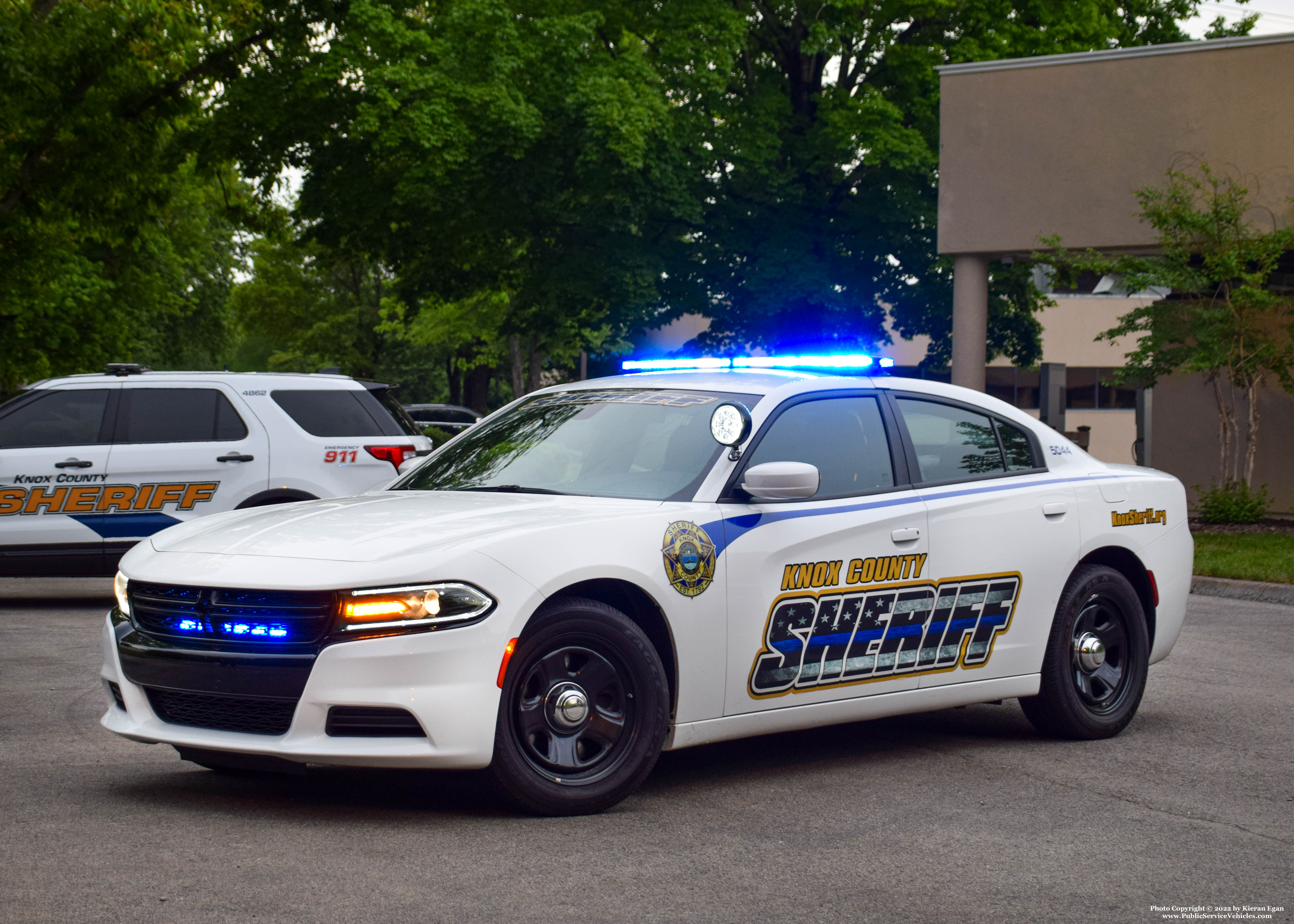 A photo  of Knox County Sheriff
            Cruiser 5044, a 2020 Dodge Charger             taken by Kieran Egan