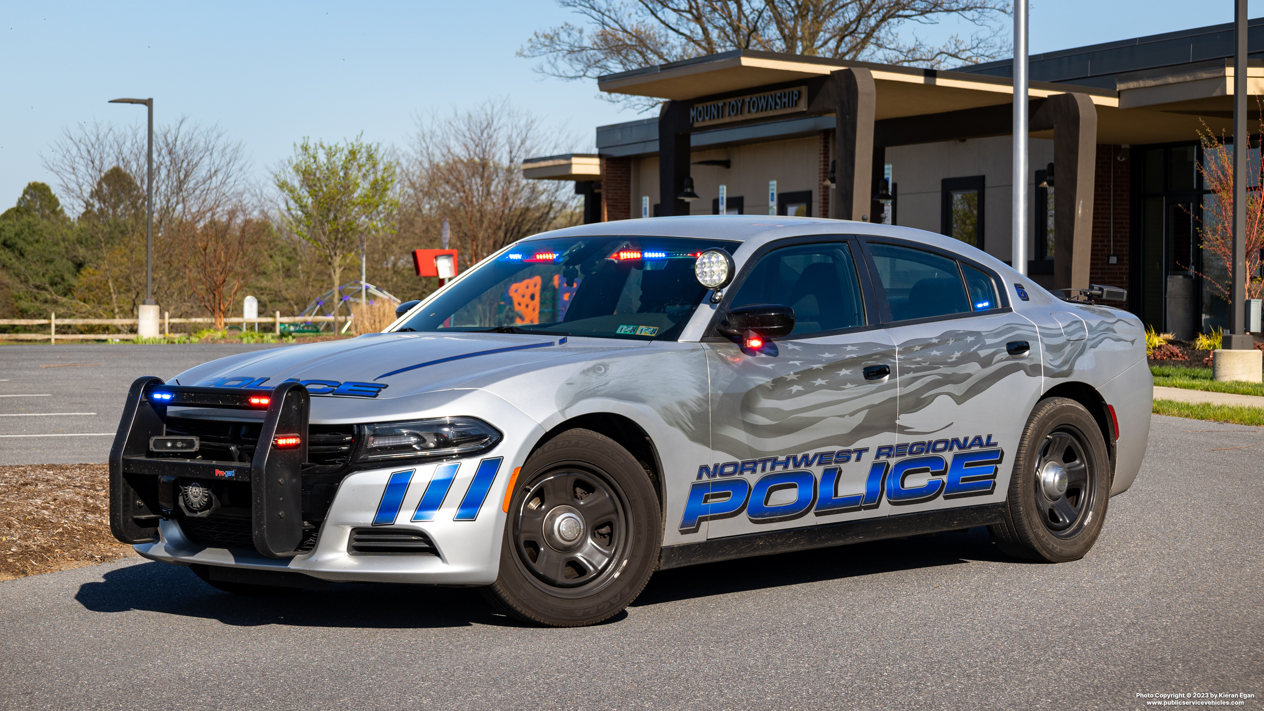 A photo  of Northwest Lancaster County Regional Police
            Car 6, a 2021 Dodge Charger             taken by Kieran Egan