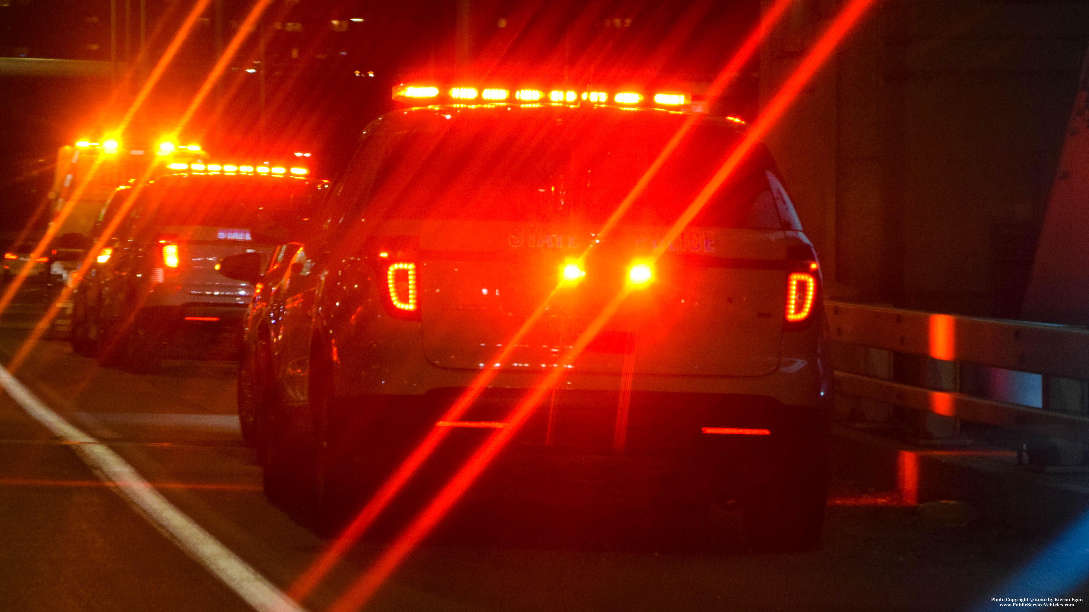 A photo  of Rhode Island State Police
            Cruiser 138, a 2013-2015 Ford Police Interceptor Utility             taken by Kieran Egan