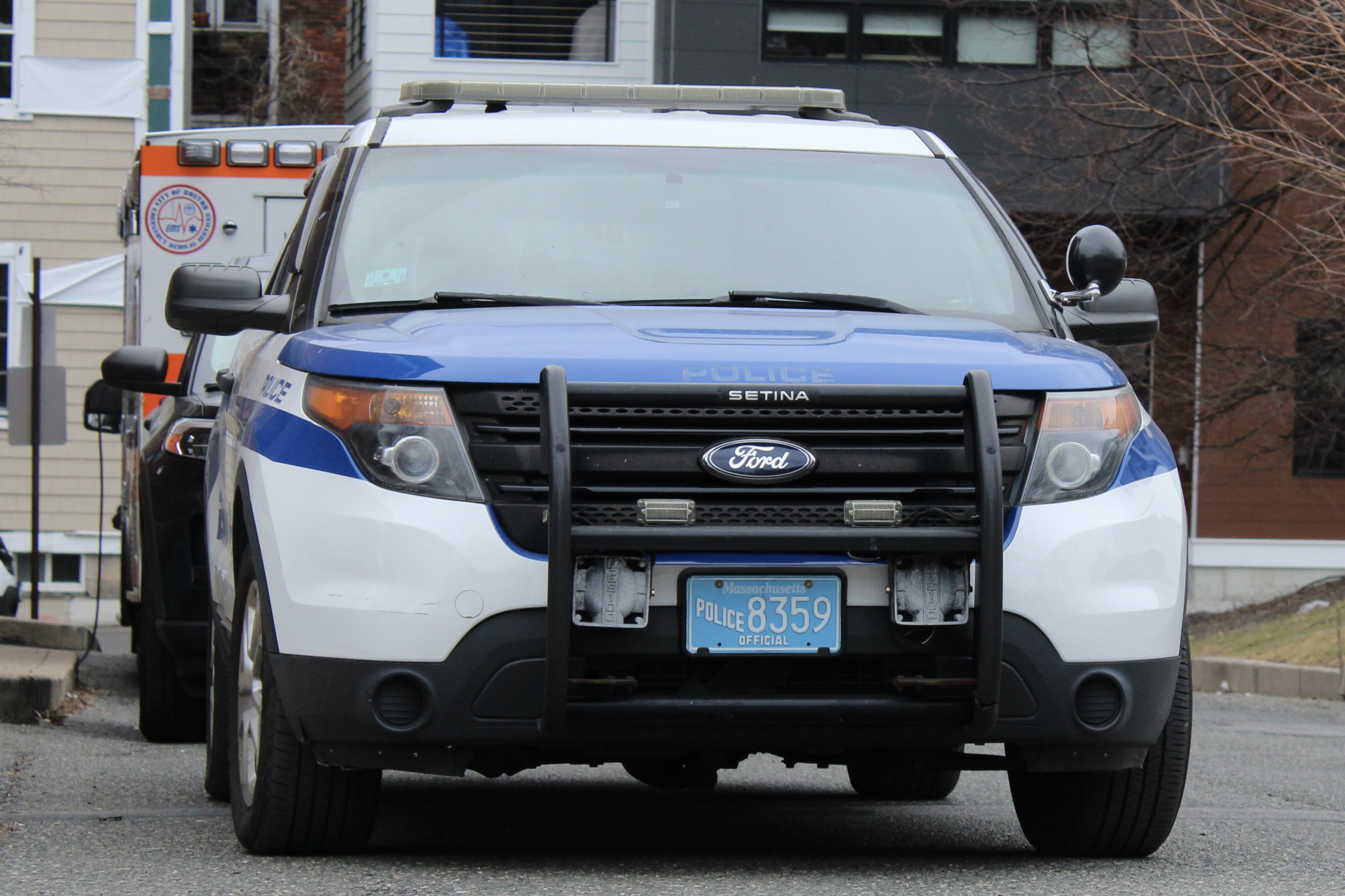 A photo  of Boston Police
            Cruiser 4531, a 2014 Ford Police Interceptor Utility             taken by @riemergencyvehicles