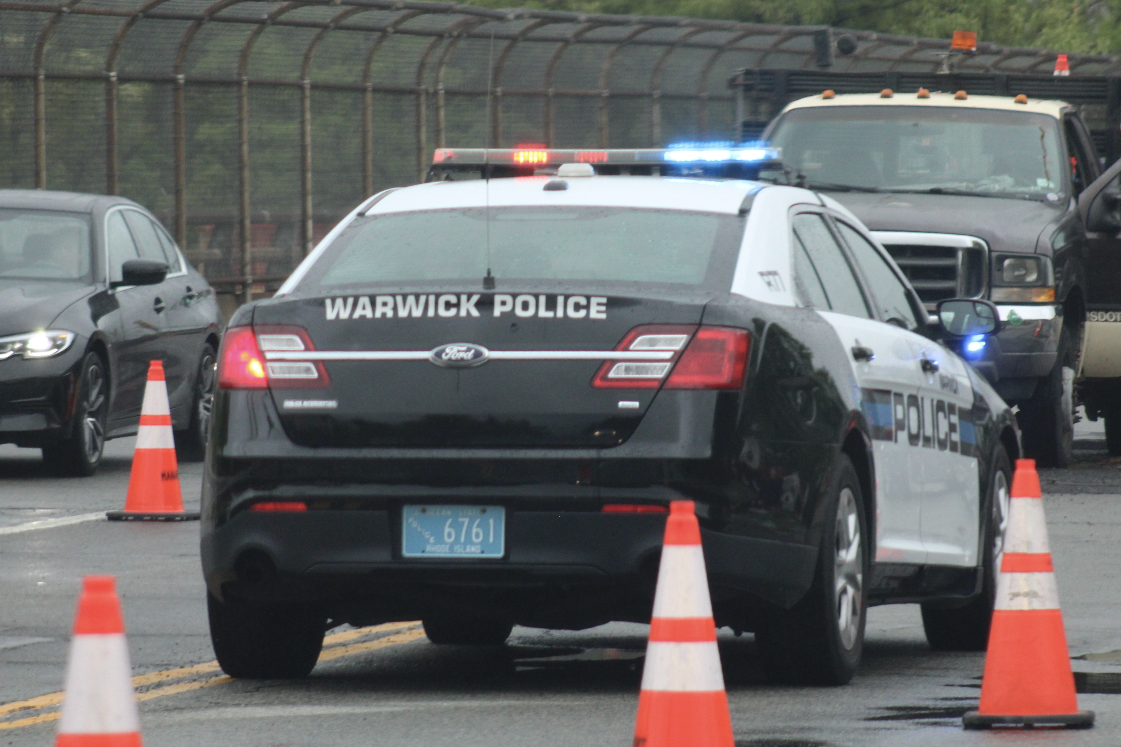 A photo  of Warwick Police
            Cruiser R-77, a 2015 Ford Police Interceptor Sedan             taken by @riemergencyvehicles