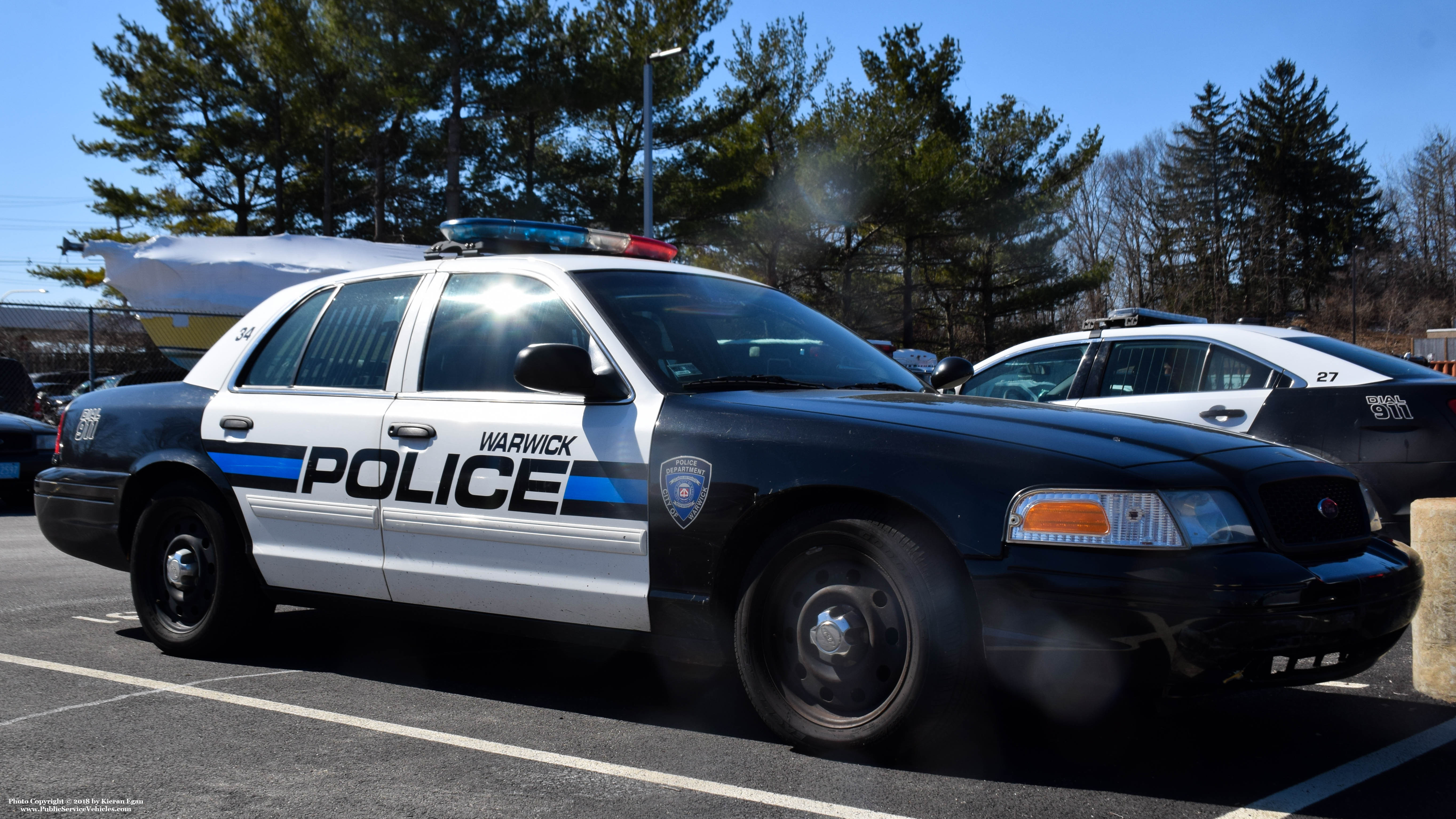 A photo  of Warwick Police
            Cruiser R-34, a 2009-2011 Ford Crown Victoria Police Interceptor             taken by Kieran Egan