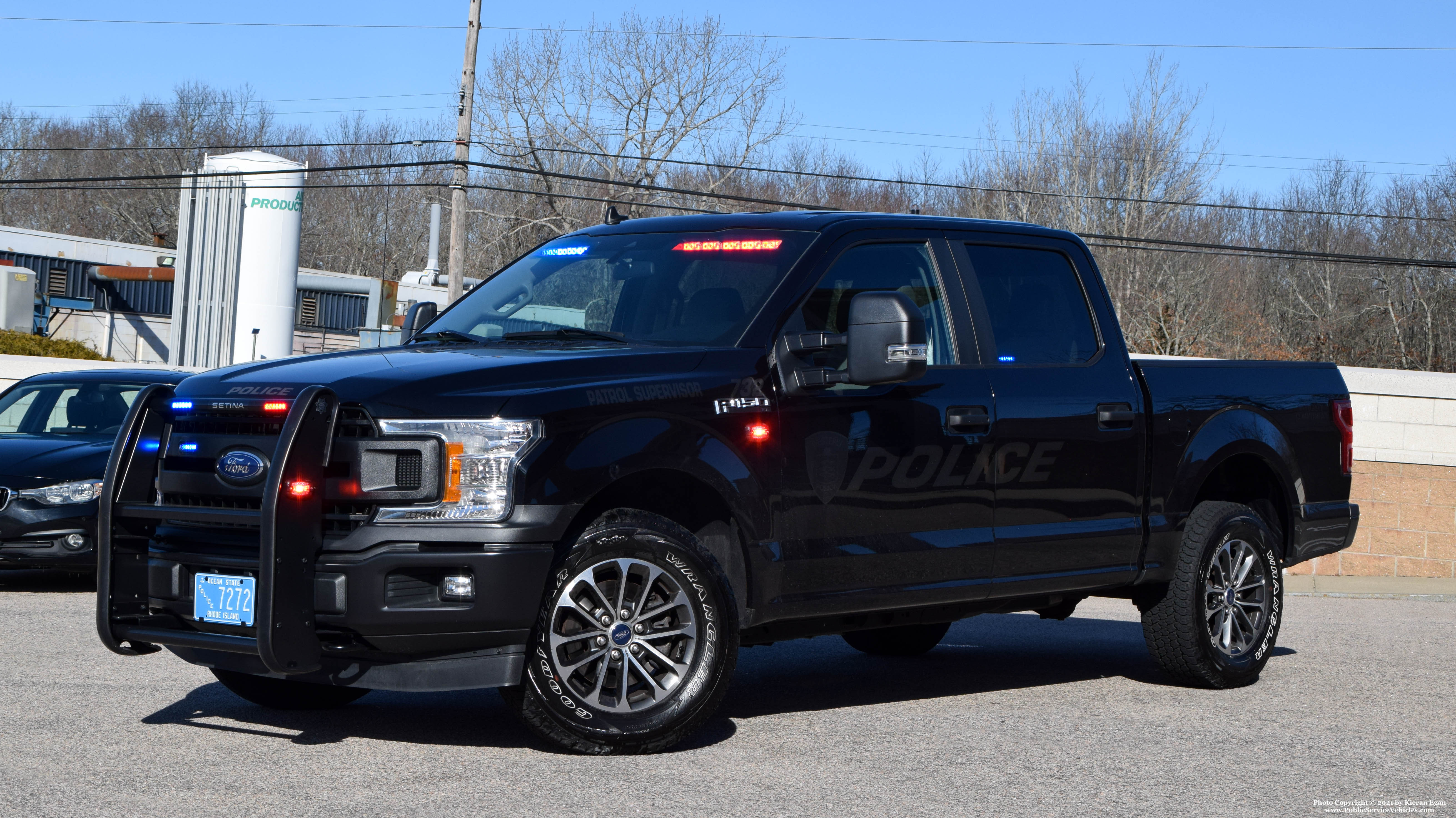 A photo  of Westerly Police
            Cruiser 732, a 2020 Ford F-150 Police Responder             taken by Kieran Egan