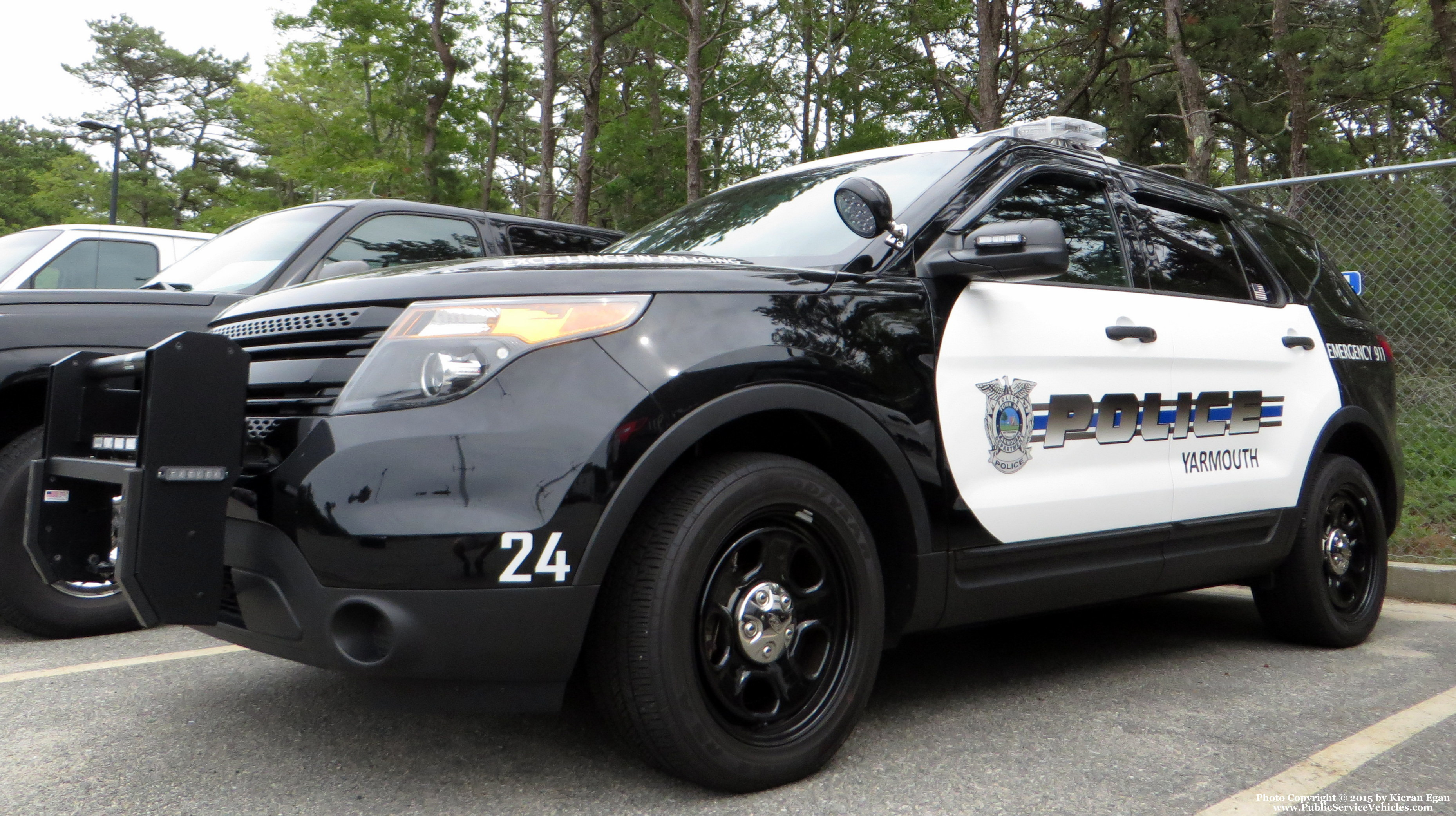 A photo  of Yarmouth Police
            J-24, a 2013-2015 Ford Police Interceptor Utility             taken by Kieran Egan