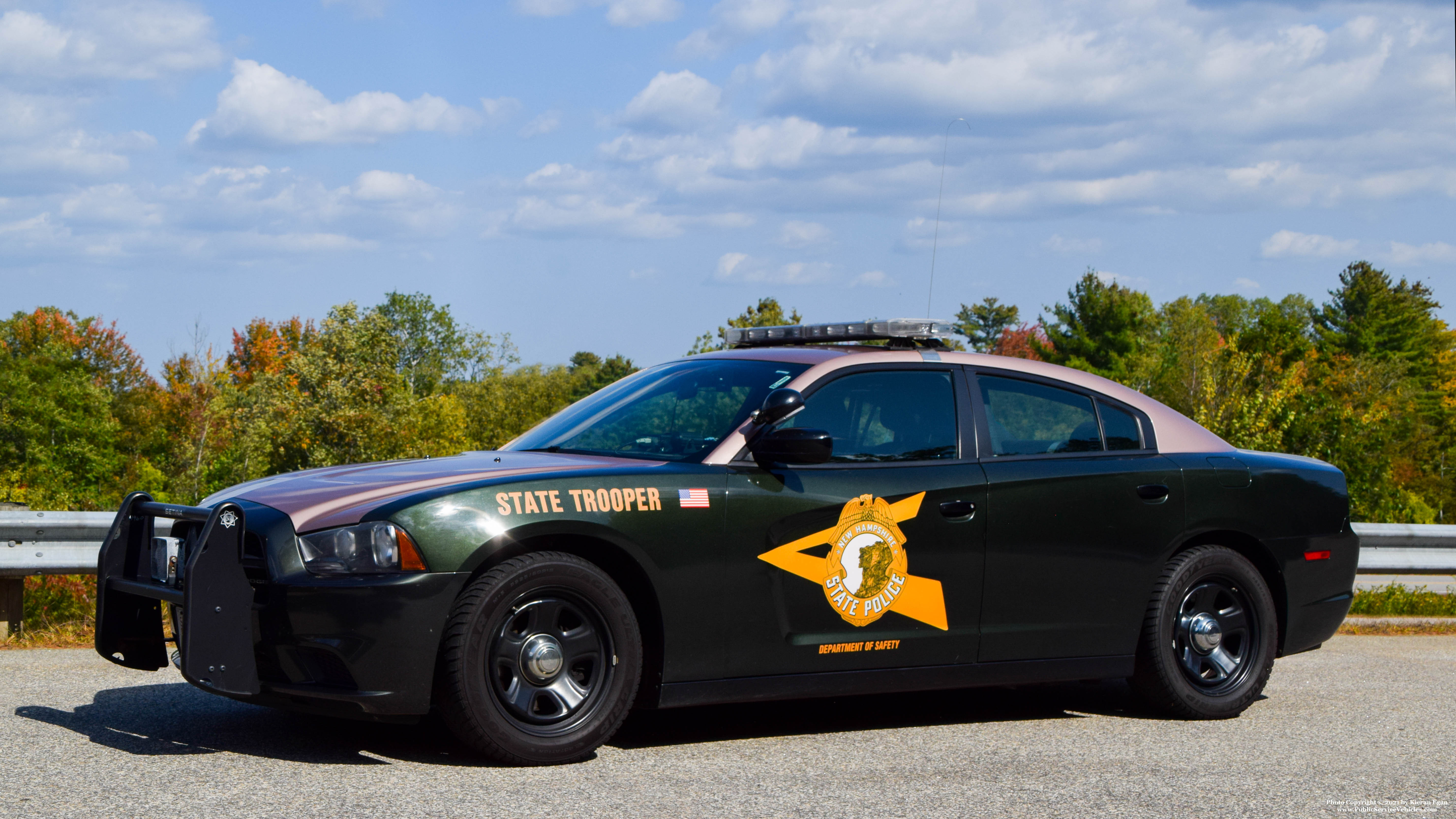 A photo  of New Hampshire State Police
            Cruiser 430, a 2011-2014 Dodge Charger             taken by Kieran Egan