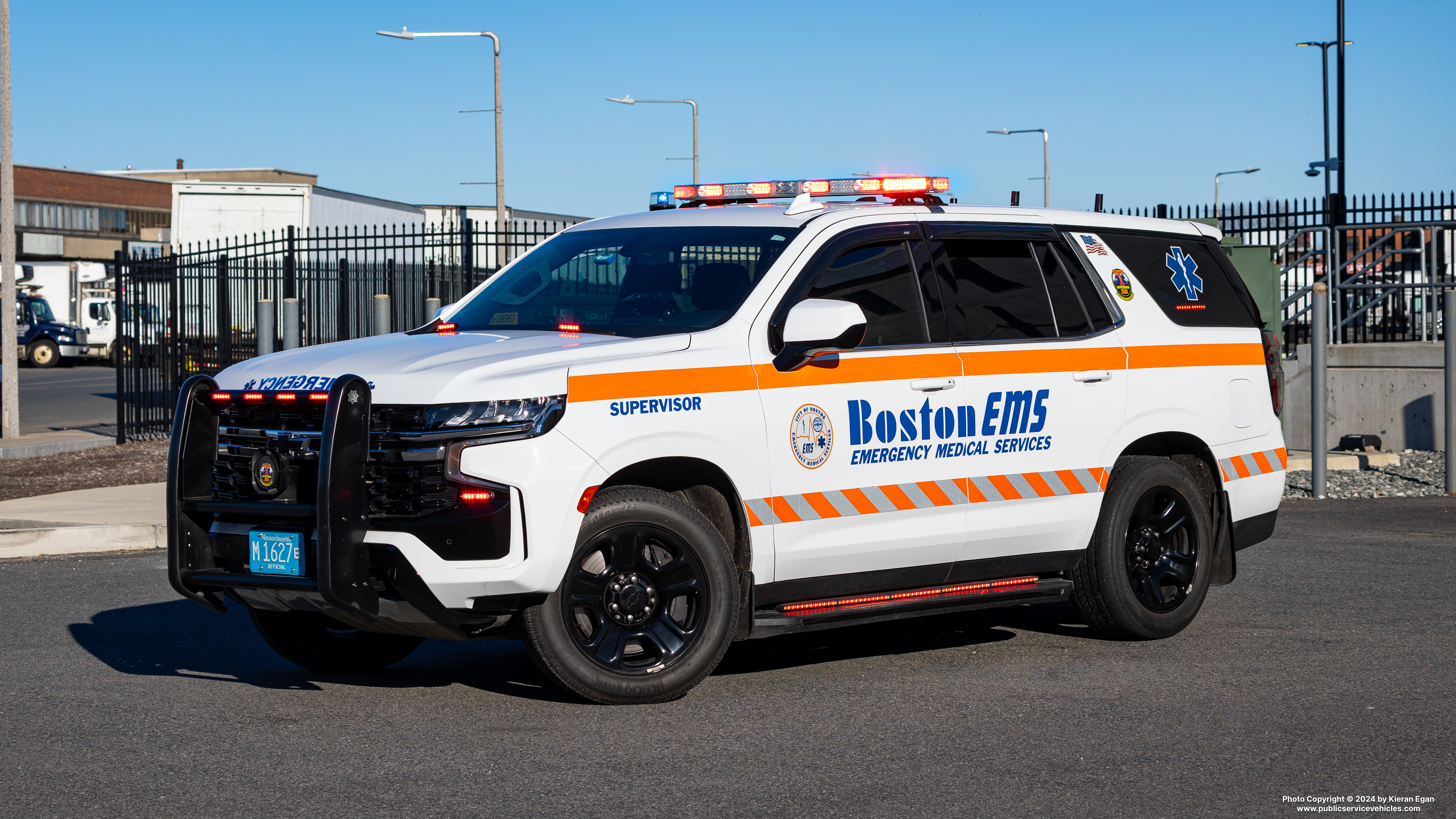 A photo  of Boston EMS
            Division 1, a 2022 Chevrolet Tahoe             taken by Kieran Egan