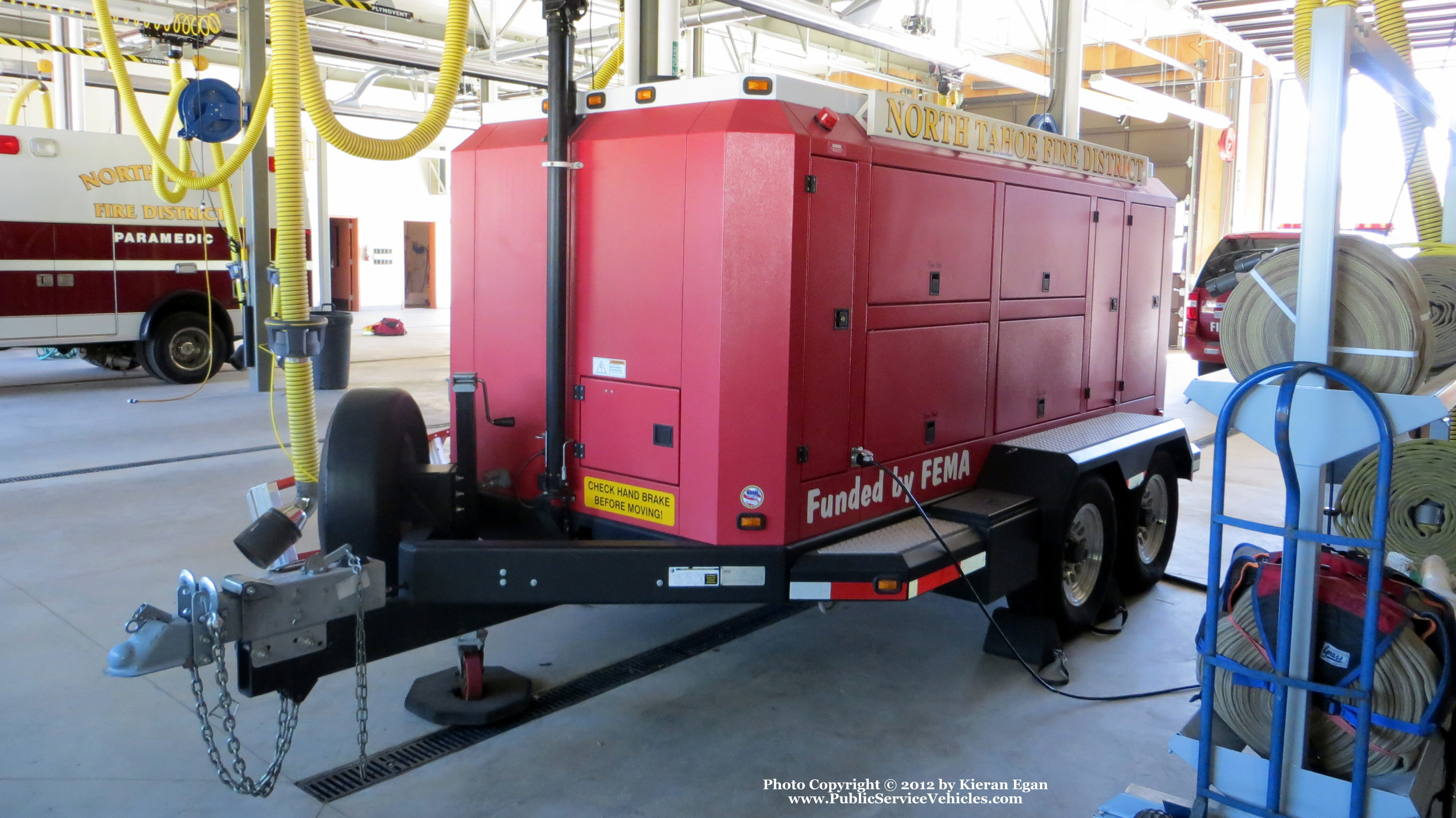 A photo  of North Tahoe Fire District
            Air Supply Trailer, a 1990-2012 Trailer             taken by Kieran Egan