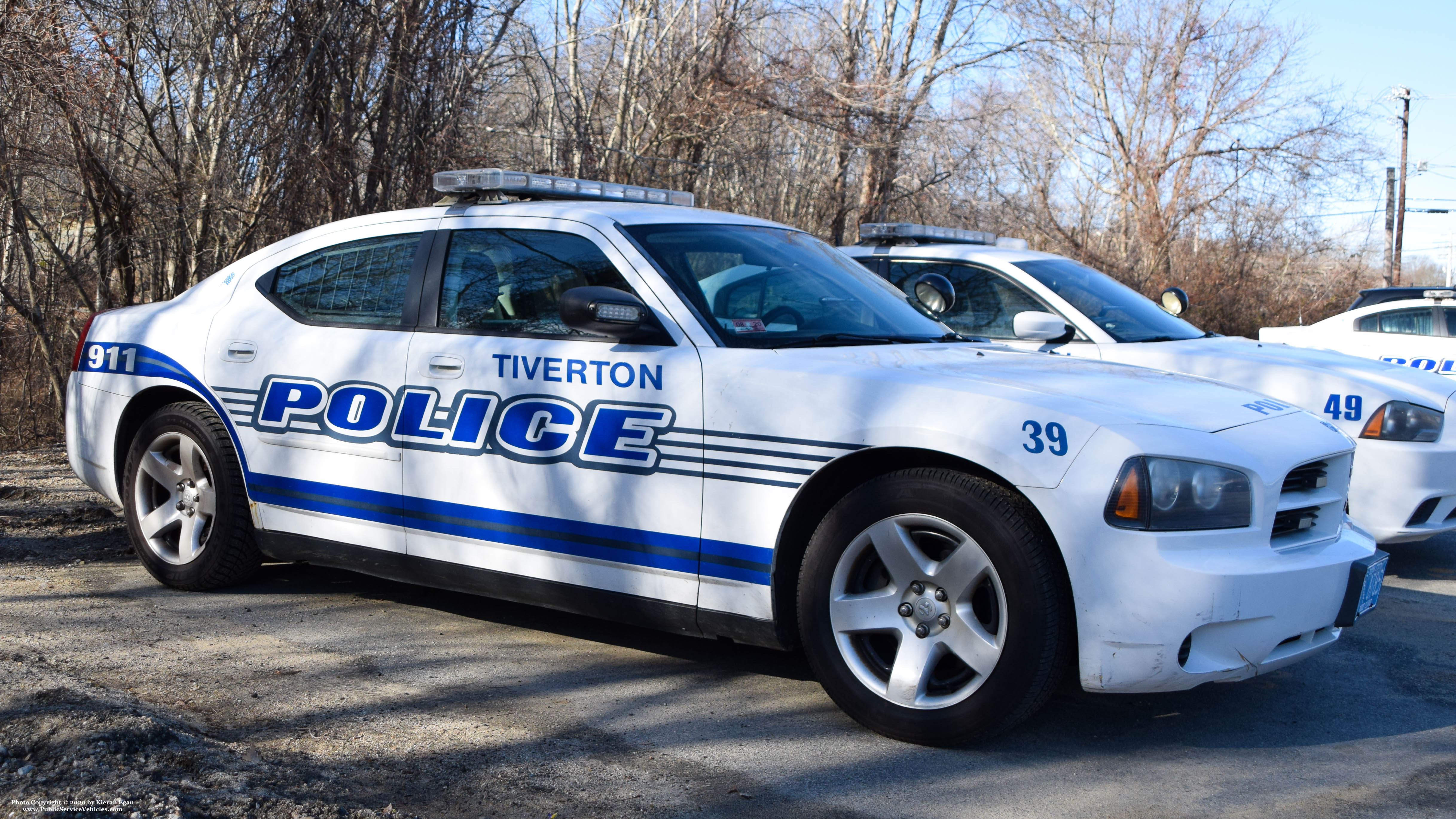 A photo  of Tiverton Police
            Car 39, a 2010 Dodge Charger             taken by Kieran Egan