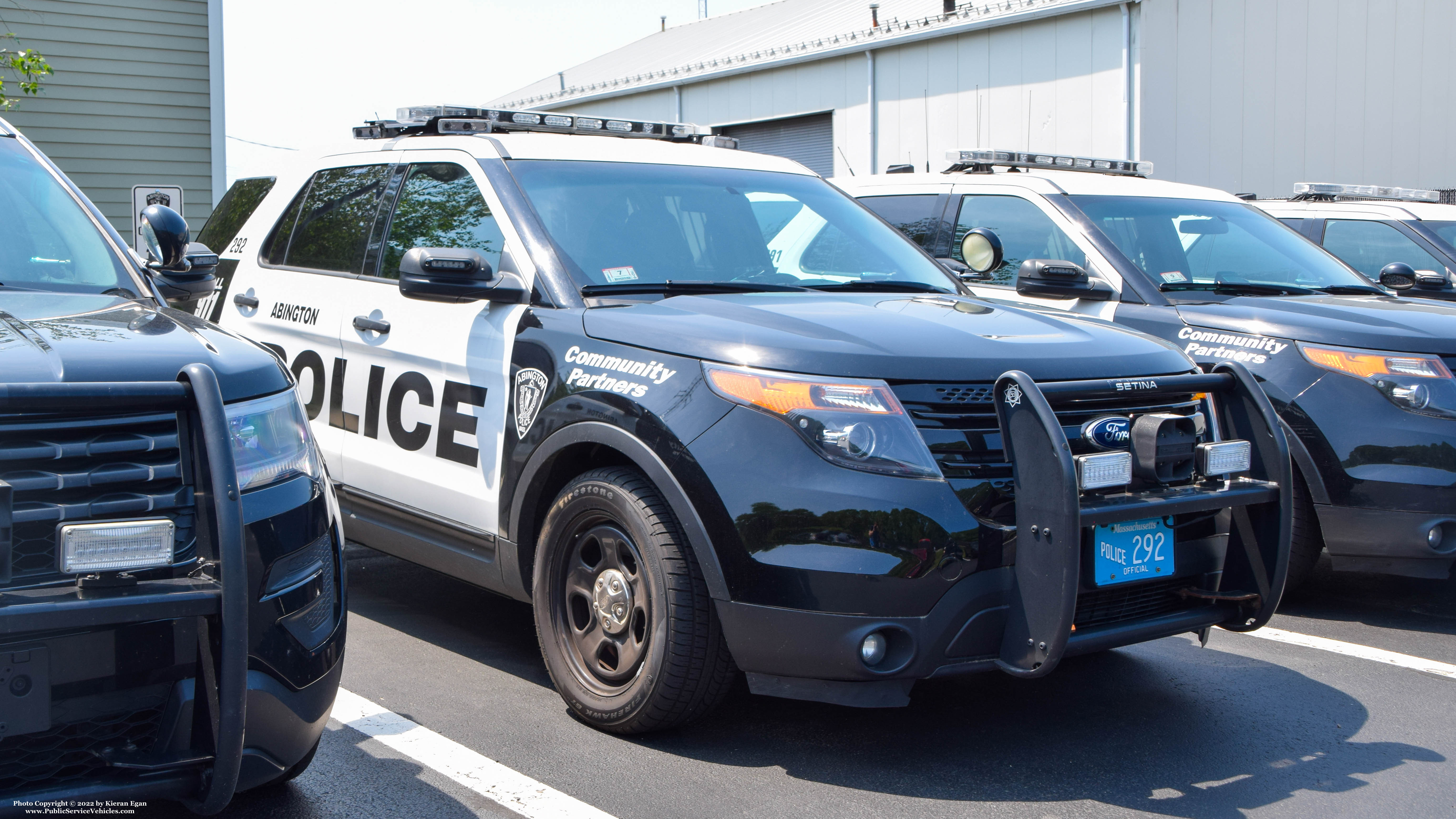 A photo  of Abington Police
            Cruiser 292, a 2013-2015 Ford Police Interceptor Utility             taken by Kieran Egan