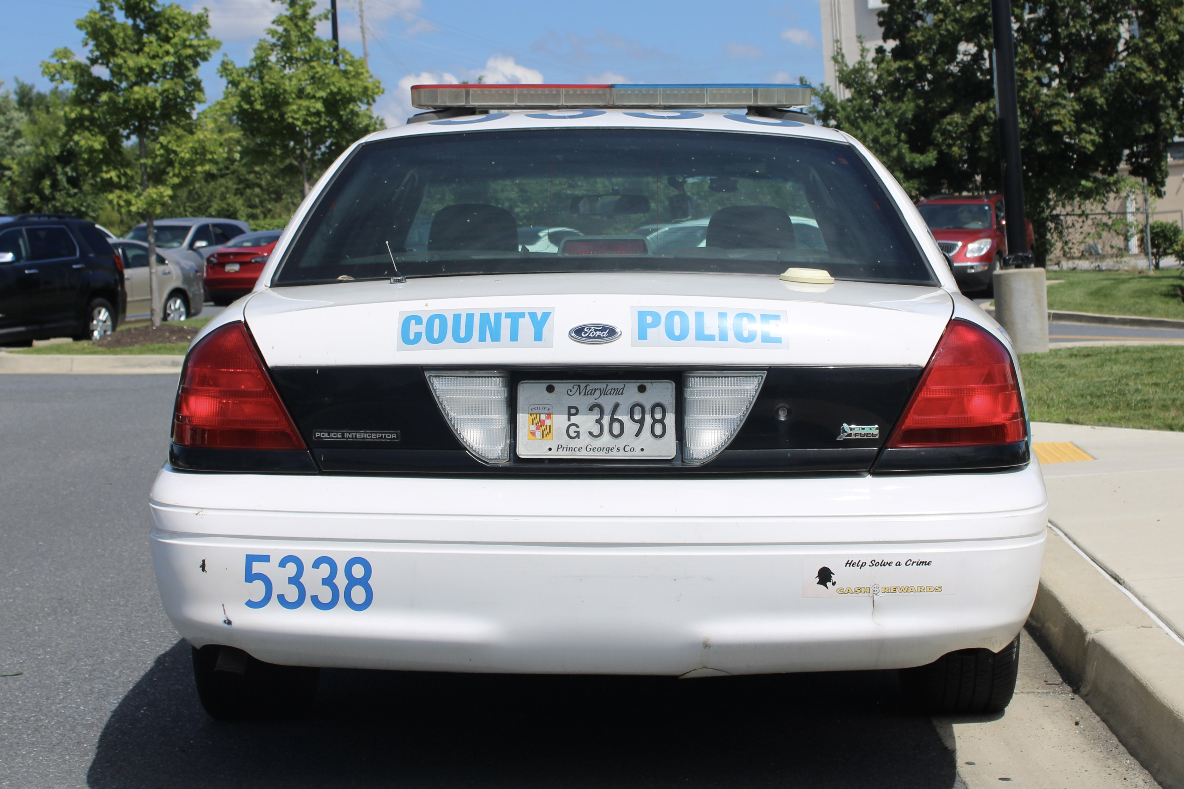 A photo  of Prince George’s County Police
            Cruiser 5338, a 2009-2011 Ford Crown Victoria Police Interceptor             taken by @riemergencyvehicles