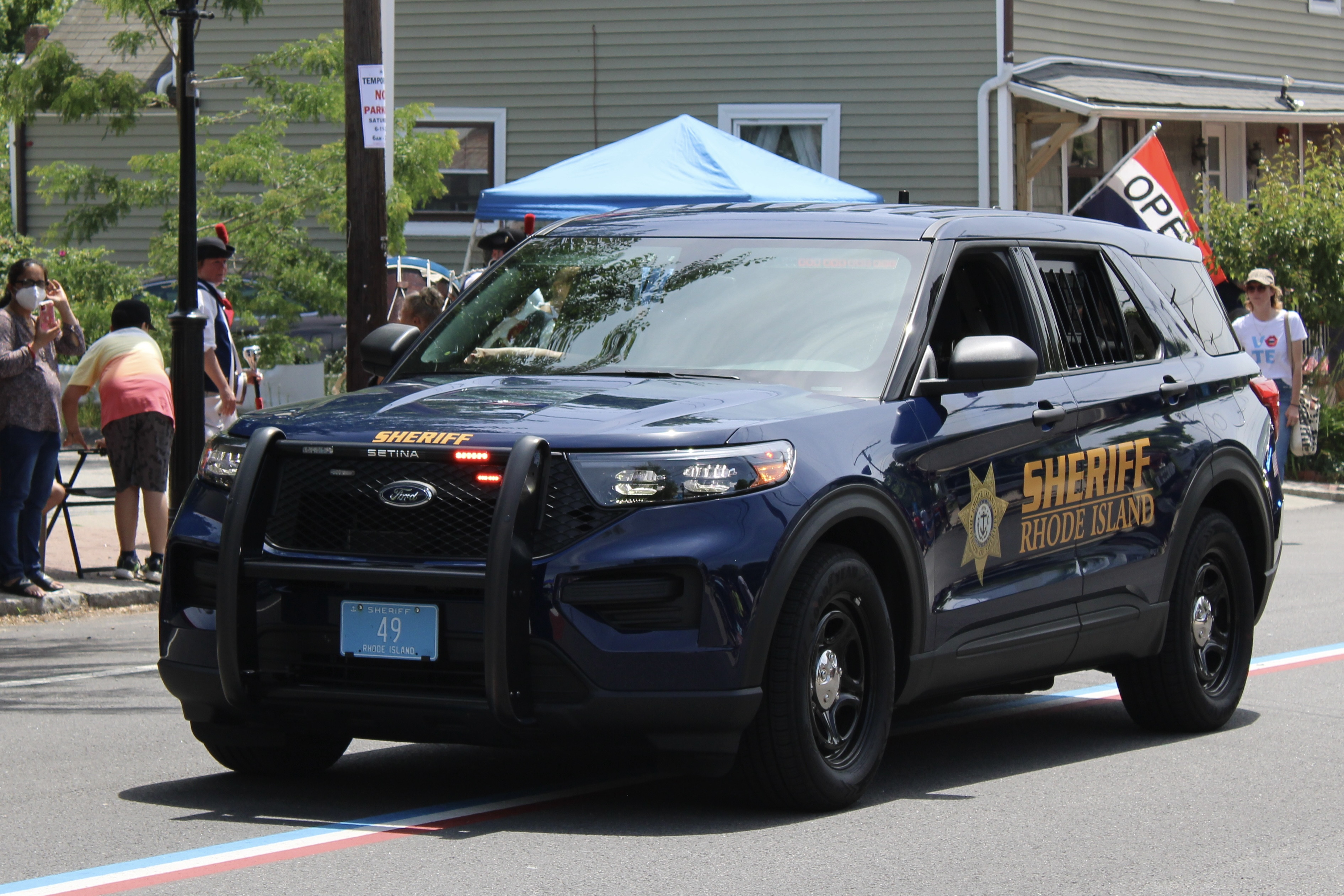 A photo  of Rhode Island Division of Sheriffs
            Cruiser 49, a 2022 Ford Police Interceptor Utility             taken by @riemergencyvehicles