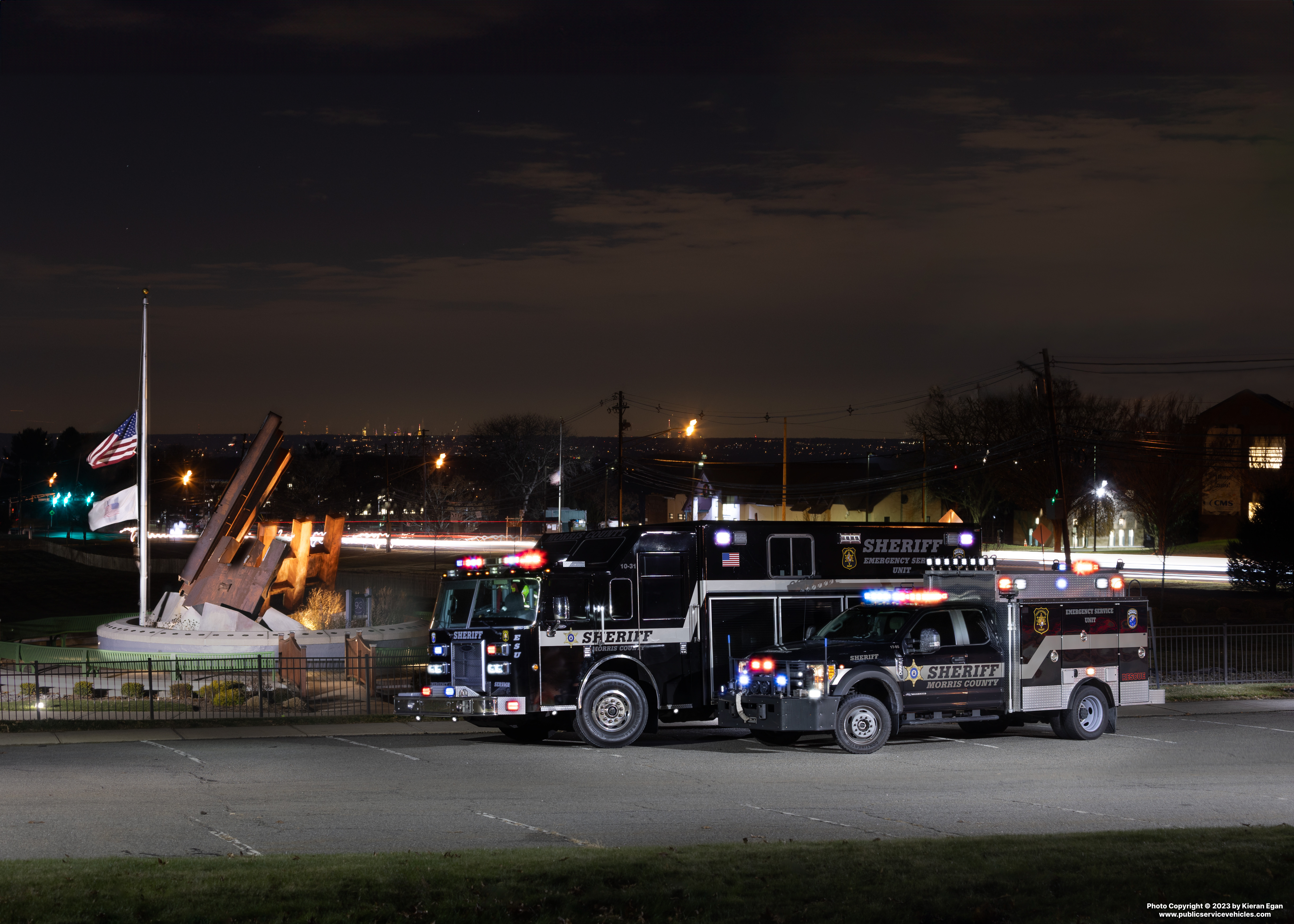 A photo  of Morris County Sheriff
            Unit 10-31, a 2010 Pierce Saber             taken by Kieran Egan