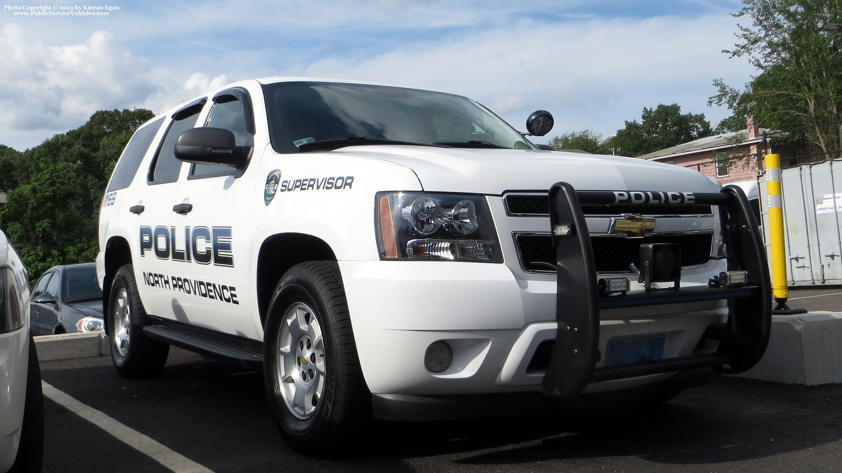 A photo  of North Providence Police
            Cruiser 69, a 2012 Chevrolet Tahoe             taken by Kieran Egan