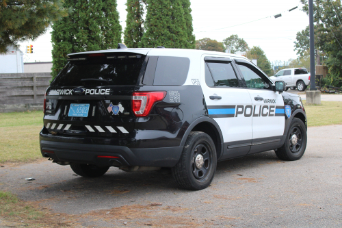 Additional photo  of Warwick Police
                    Cruiser CP-59, a 2017 Ford Police Interceptor Utility                     taken by Kieran Egan