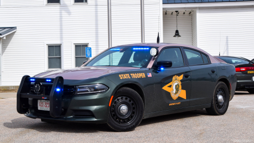 Additional photo  of New Hampshire State Police
                    Cruiser 223, a 2018 Dodge Charger                     taken by Kieran Egan