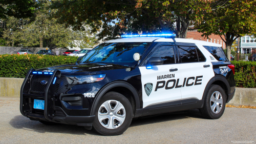 Additional photo  of Warren Police
                    Cruiser 1420, a 2020 Ford Police Interceptor Utility                     taken by Kieran Egan