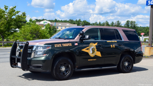 Additional photo  of New Hampshire State Police
                    Cruiser 123, a 2015-2019 Chevrolet Tahoe                     taken by Kieran Egan