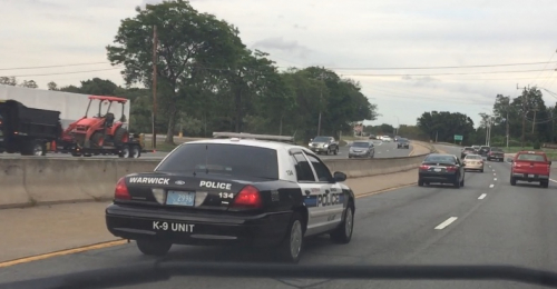 Additional photo  of Warwick Police
                    Car 134, a 2009-2011 Ford Crown Victoria Police Interceptor                     taken by Kieran Egan