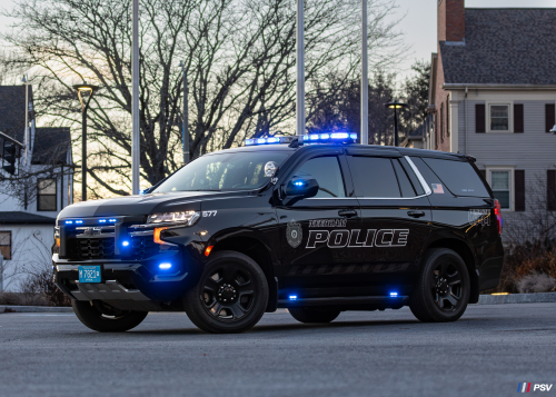 Additional photo  of Needham Police
                    Cruiser 577, a 2023 Chevrolet Tahoe PPV                     taken by Kieran Egan