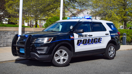 Additional photo  of Revere Police
                    Cruiser 110, a 2016 Ford Police Interceptor Utility                     taken by Kieran Egan