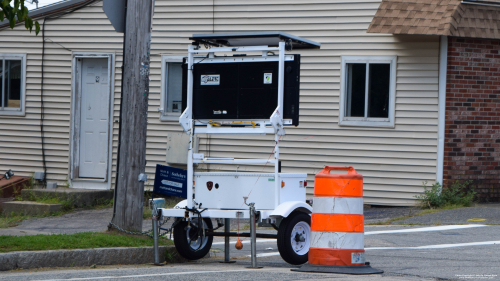 Additional photo  of East Providence Police
                    Message Trailer, a 2006-2010 All Traffic Solutions Speed Trailer                     taken by Kieran Egan