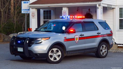 Additional photo  of Exeter Town Sergeant
                    Cruiser 101, a 2013 Ford Police Interceptor Utility                     taken by Kieran Egan