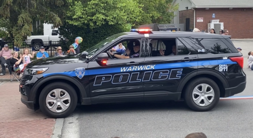 Additional photo  of Warwick Police
                    Cruiser P-5, a 2021 Ford Police Interceptor Utility                     taken by @riemergencyvehicles