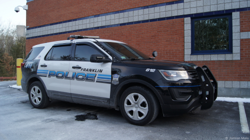 Additional photo  of Franklin Police
                    Cruiser 612, a 2016-2019 Ford Police Interceptor Utility                     taken by Kieran Egan