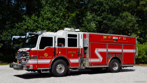 Additional photo  of Cumberland Fire
                    Engine 5, a 2009 Pierce Velocity PUC                     taken by Jamian Malo