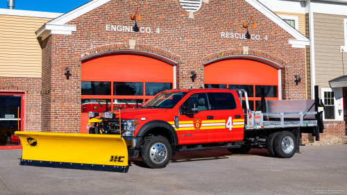 Additional photo  of East Providence Fire
                    Utility 4, a 2022 Ford F-550 XLT Crew Cab                     taken by Kieran Egan