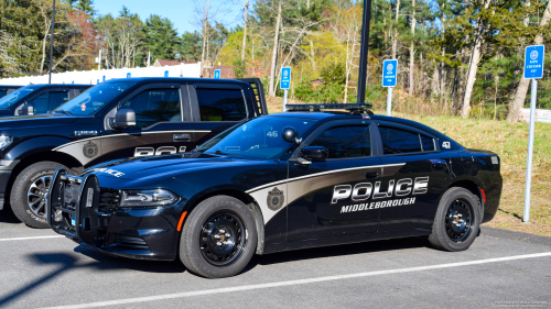 Additional photo  of Middleborough Police
                    Cruiser 47, a 2019 Dodge Charger                     taken by Kieran Egan