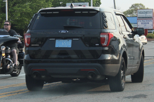 Additional photo  of Warwick Police
                    Cruiser P-27, a 2017 Ford Police Interceptor Utility                     taken by Kieran Egan