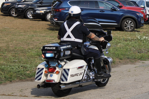 Additional photo  of Warwick Police
                    Motorcycle, a 2020-2022 Harley Davidson Electra Glide                     taken by @riemergencyvehicles