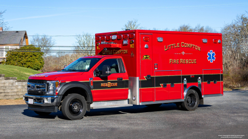 Additional photo  of Little Compton Fire
                    Rescue 2, a 2019 Ford F-550/Life Line                     taken by Kieran Egan