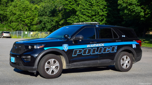 Additional photo  of Warwick Police
                    Cruiser P-5, a 2021 Ford Police Interceptor Utility                     taken by @riemergencyvehicles