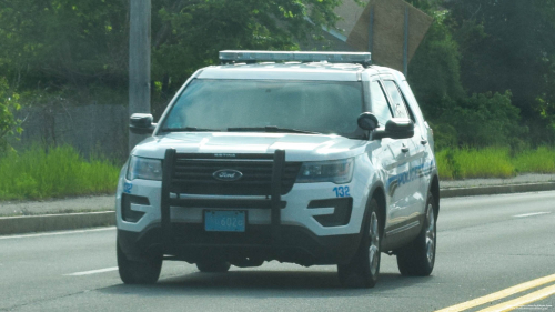 Additional photo  of Swansea Police
                    Cruiser 132, a 2016 Ford Police Interceptor Utility                     taken by @riemergencyvehicles