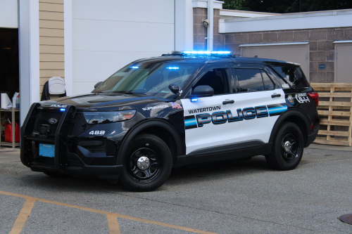 Additional photo  of Watertown Police
                    Cruiser 468, a 2021 Ford Police Interceptor Utility                     taken by @riemergencyvehicles