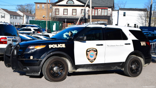 Additional photo  of Newport Police
                    Car 8, a 2015 Ford Police Interceptor Utility                     taken by Kieran Egan