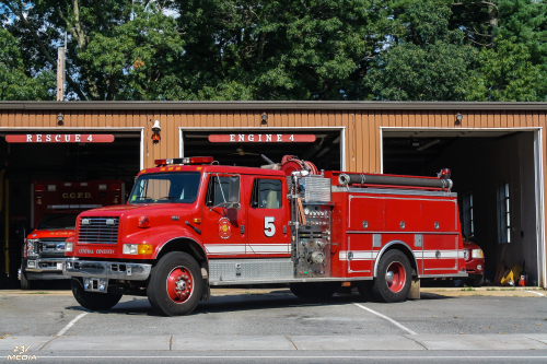 Additional photo  of Central Coventy Fire District
                    Engine 5, a 1994 International                     taken by Richard Schmitter