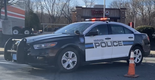 Additional photo  of Warwick Police
                    Cruiser R-77, a 2015 Ford Police Interceptor Sedan                     taken by Kieran Egan