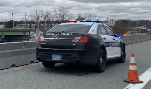 Additional photo  of Warwick Police
                    Cruiser R-77, a 2015 Ford Police Interceptor Sedan                     taken by Kieran Egan