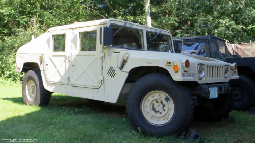 Additional photo  of Glocester Police
                    Humvee 553, a 1990-2000 AM General Humvee                     taken by Kieran Egan