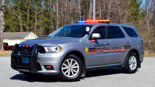 Additional photo  of Glocester Police
                    Cruiser 393, a 2020 Dodge Durango                     taken by Kieran Egan