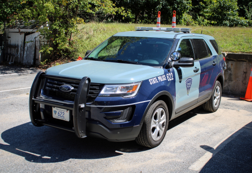 Additional photo  of Massachusetts State Police
                    Cruiser 622, a 2019 Ford Police Interceptor Utility                     taken by Kieran Egan