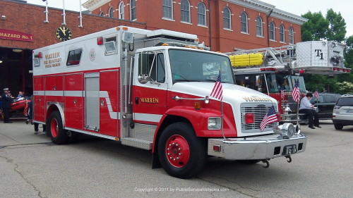 Additional photo  of Warren Fire
                    Special Hazards, a 1996 Freightliner                     taken by Kieran Egan